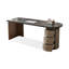 Bureau double caisson noir en bois manufacturé avec 3 tiroirs-1073553329