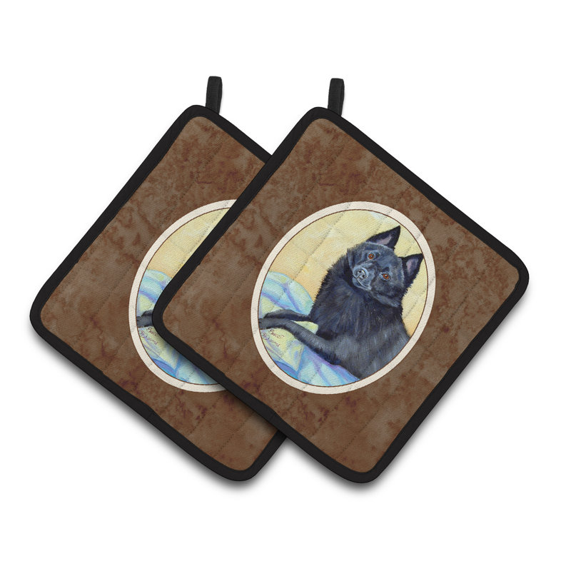 Caroline's Treasures Schipperke Polyester Potholder