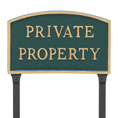 Weather Resistant Metal Garden Sign