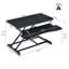 Adjustable Metal Base Standing Desk Converter-1465703395