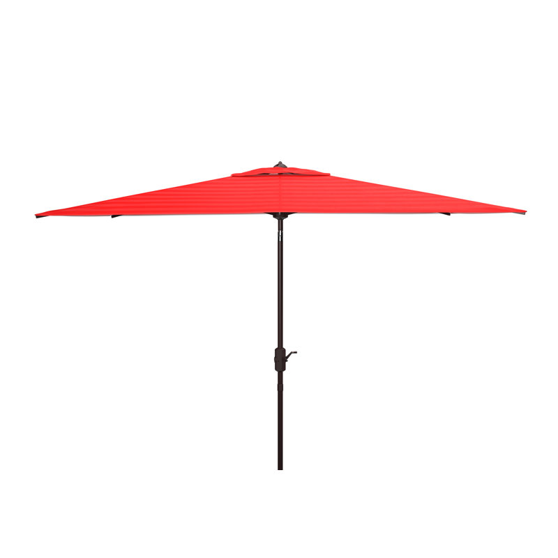 Parasol de marché rectangulaire 9,85 pi Toucha, Rouge