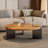 Retro round coffee table-1814287783