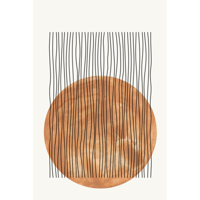 Natural Shapes Abstract - Wrapped Canvas Painting