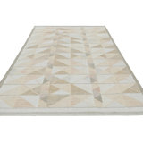 Scandinavian Kilim Wool Geometric Area Rug