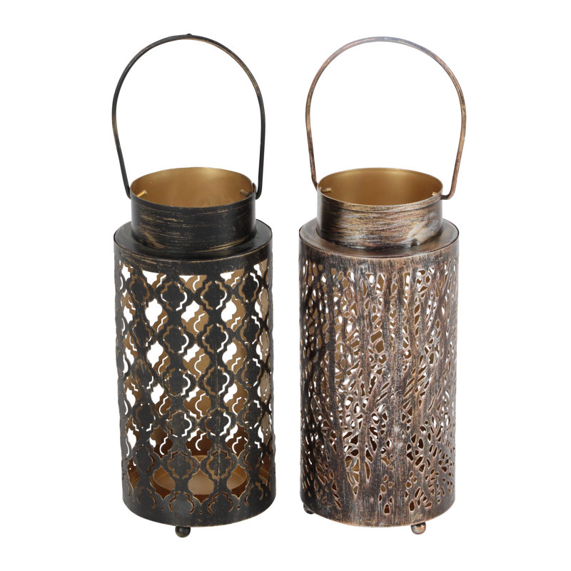 16'' H Iron Tabletop Lantern