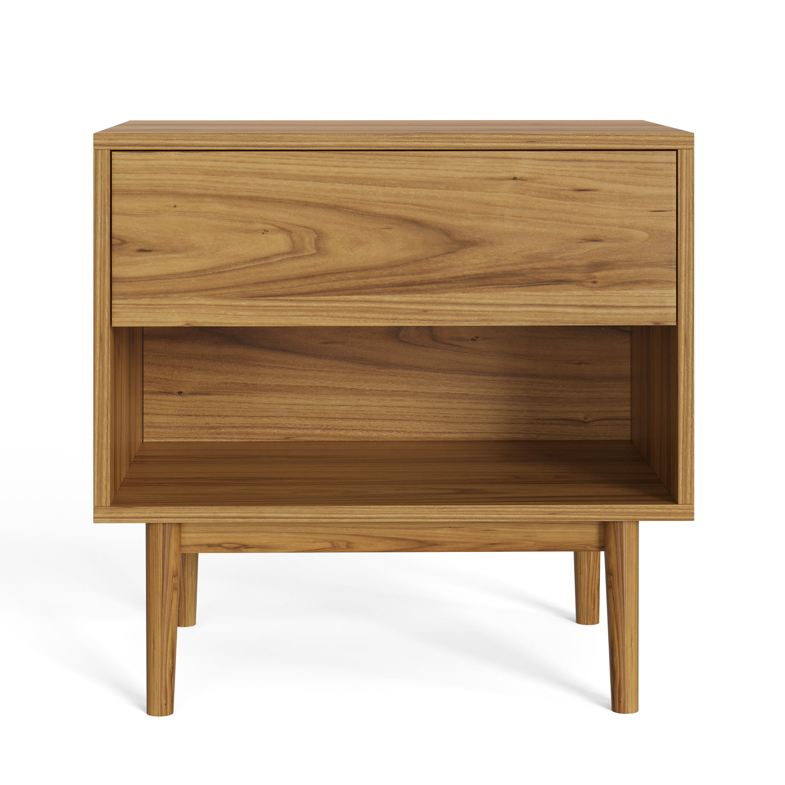Indra 1 - Drawer Nightstand, Natural