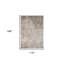 Tapis tissé à la machine abstrait 9 pi x 12 pi gris et gris foncé