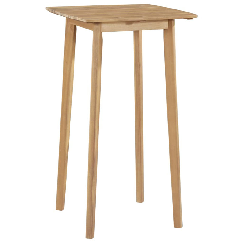 Plympt 4 - Person Acacia Patio Dining Set with Square Table