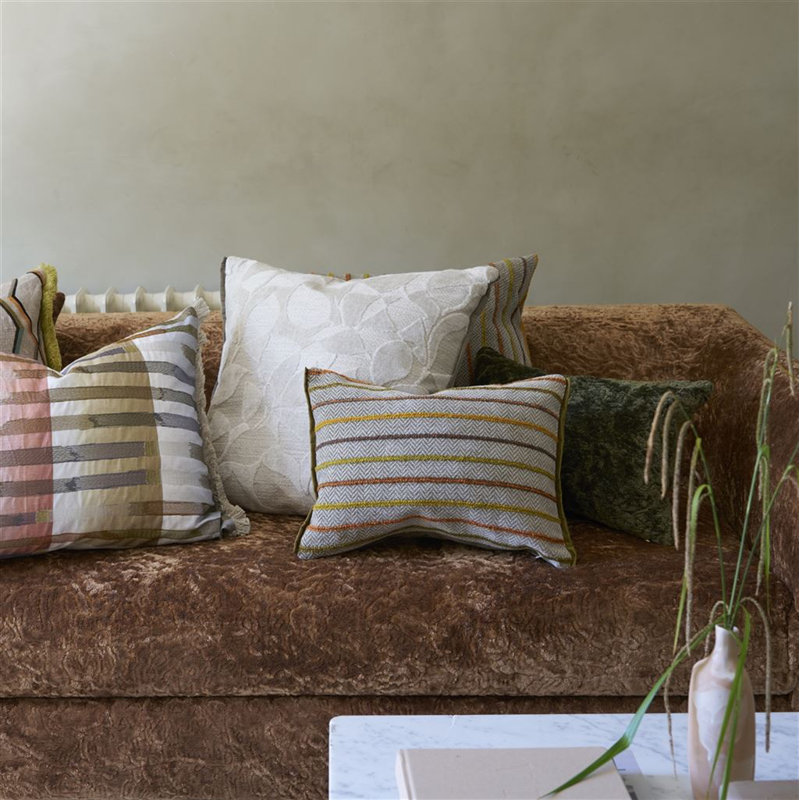 Porthminster Decorative Pillow, Brown/Orange