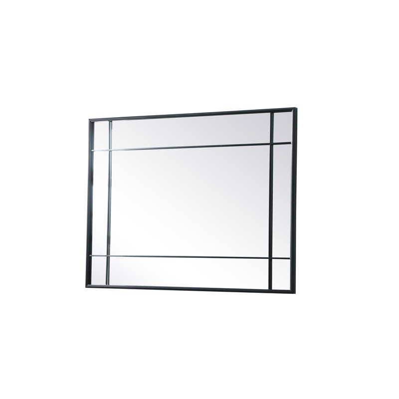Miroir mural Chancey, H 40 po x l 30 po, Noir