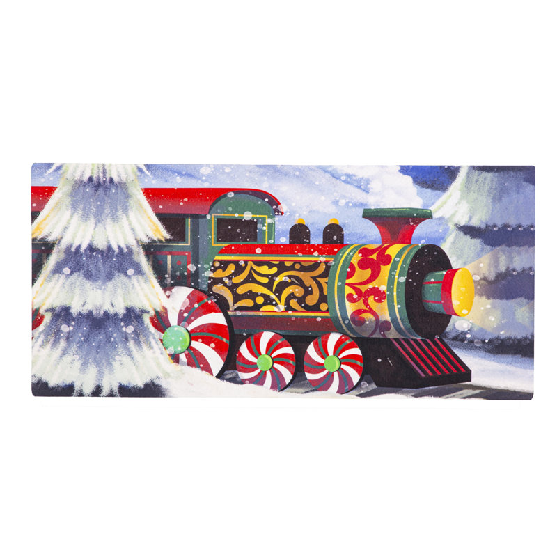 Tapis de jeu Home for the Holiday Train Sassafras