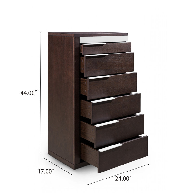 Commode 6 tiroirs Alfret