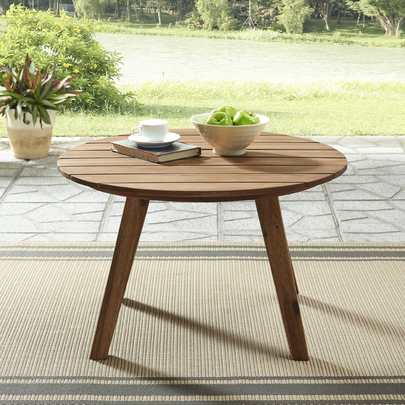 Table basse Harbison, Brun