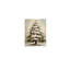 Arbre de Noël vert avec toile de boules de Noël, décoration murale encadrée en bois à l'arrière 36 po x 24 po