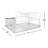 Stainless Steel Two Tier Dish Rack
