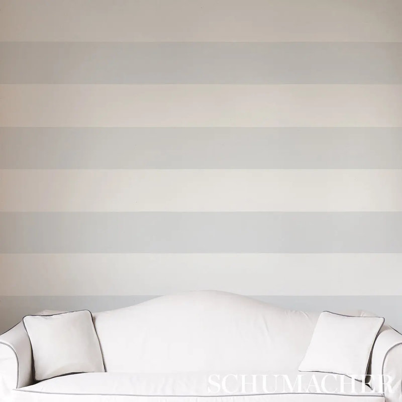 Baxter Stripe Wallpaper, Gray