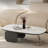 Italian minimalist sintered stone coffee table
