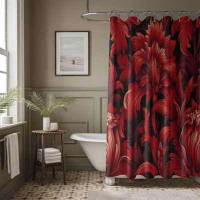 Red Texture - Premium Shower Curtain