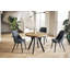 Round Solid Wood Base Dining Table
