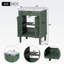 Armoire de salle de bain autoportante en bois avec lavabo / comptoir Roshani-848059611