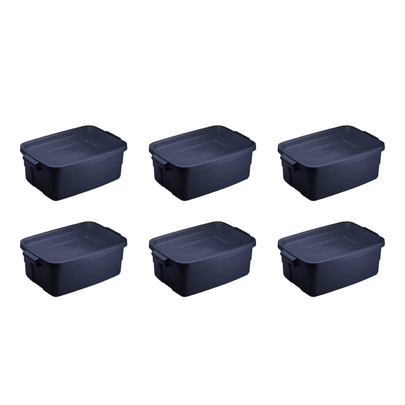 14 Piece Plastic Tubs and Totes Set