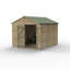 Beckwood 7 ft. 7 in. W x 8 ft. 7 in. D Solid Wood Apex Garden Shed