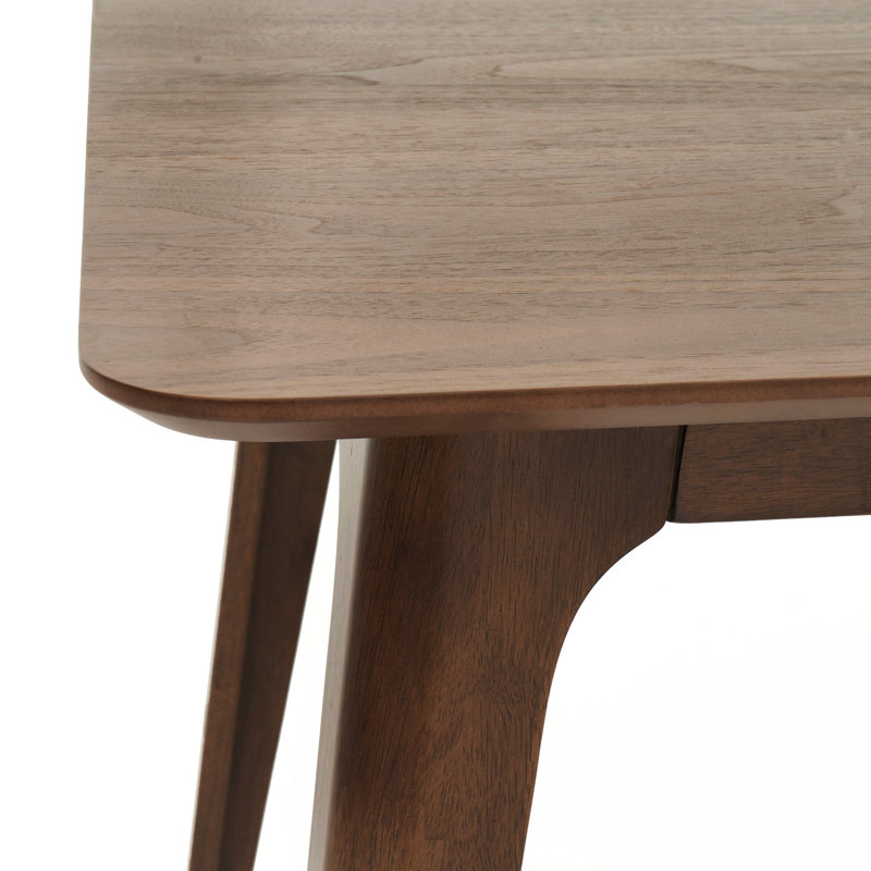 Pieds de table de salle à manger en bois massif, noyer