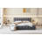 Queen Size Upholstered Platform Bed With Thick Fabric, Grounded Bed With Solid Frame-1402017817