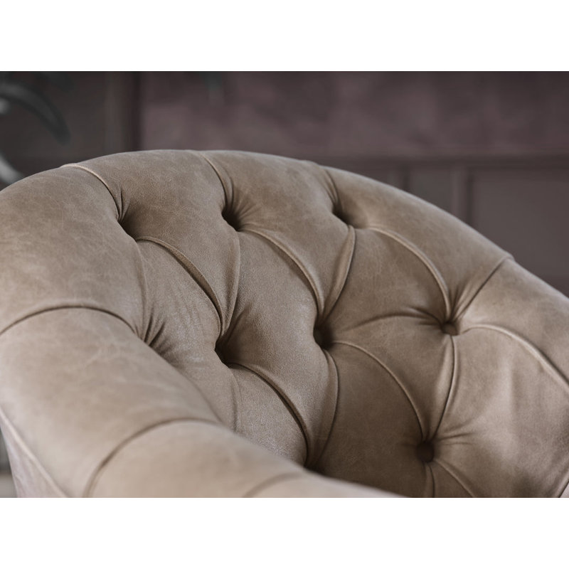 Fauteuil Kinzee, Suède foncé Vizon foncé