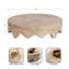 Plateau de service rond en bois Nara