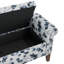 Banc de rangement avec accoudoirs roulés Wallen