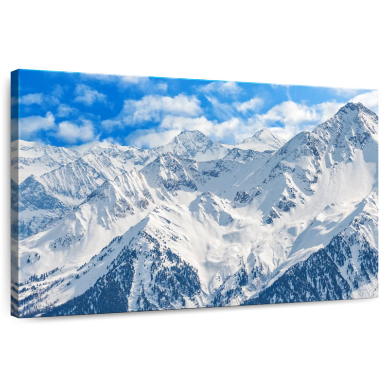 Snowy Mountain Alps, 8" H x 12" W