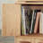 Burlywood Modern Solid wood Rotating Bookshelf