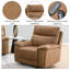 Chavis Brown Leather Aire Power Motion Recliner W/USB & Power Headrest