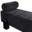 Banc rembourré en tissu Berlon Chenille-1099216185