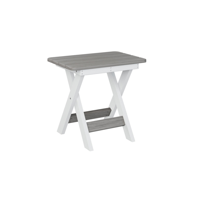 Folding End Table, Driftwood Gray