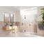 Stellar 91.5 in. x 78 in. Fully Frameless 3 Panel Inline Hinge Shower Door-1428792206