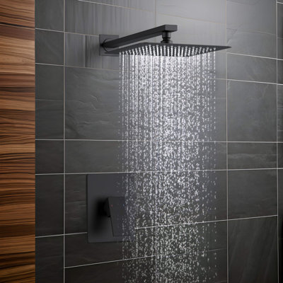 Système de douche cubique à pression équilibrée à fonction simple avec valve brute