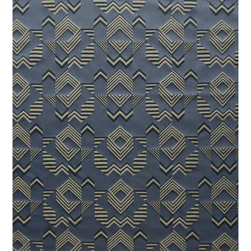 Bloom Albers Fabric, Indigo Blue