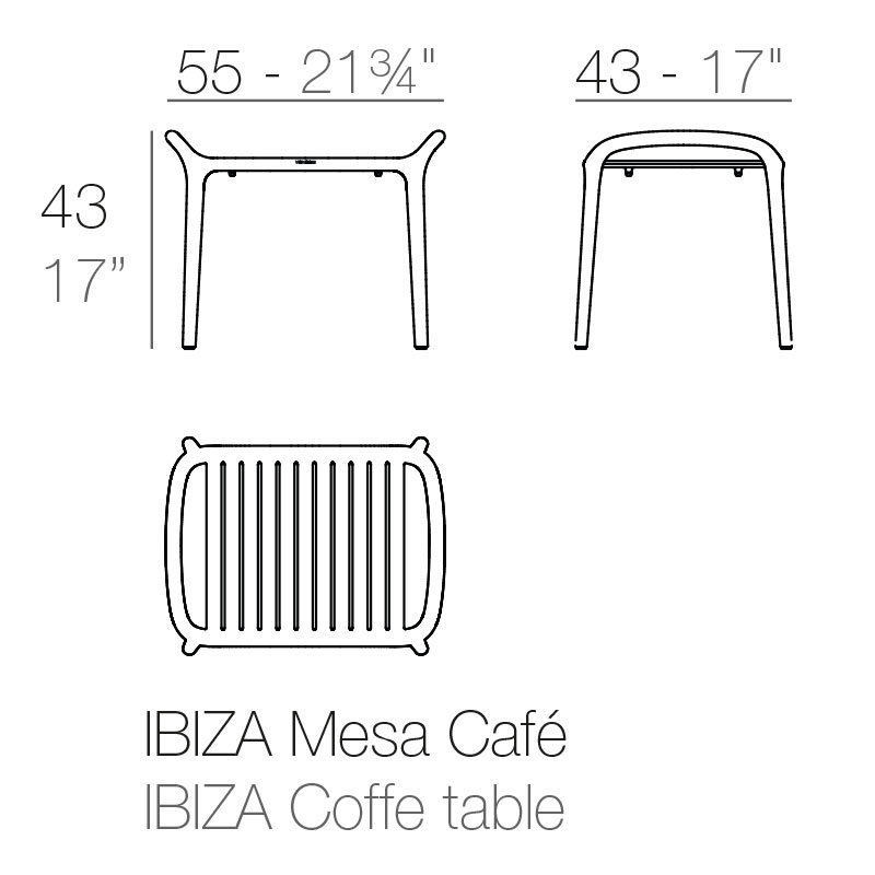 Ibiza - Side Table - Basic