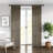 London Linen Solid Room Darkening Pinch Pleat Single Curtain Panel-53126511-53126514