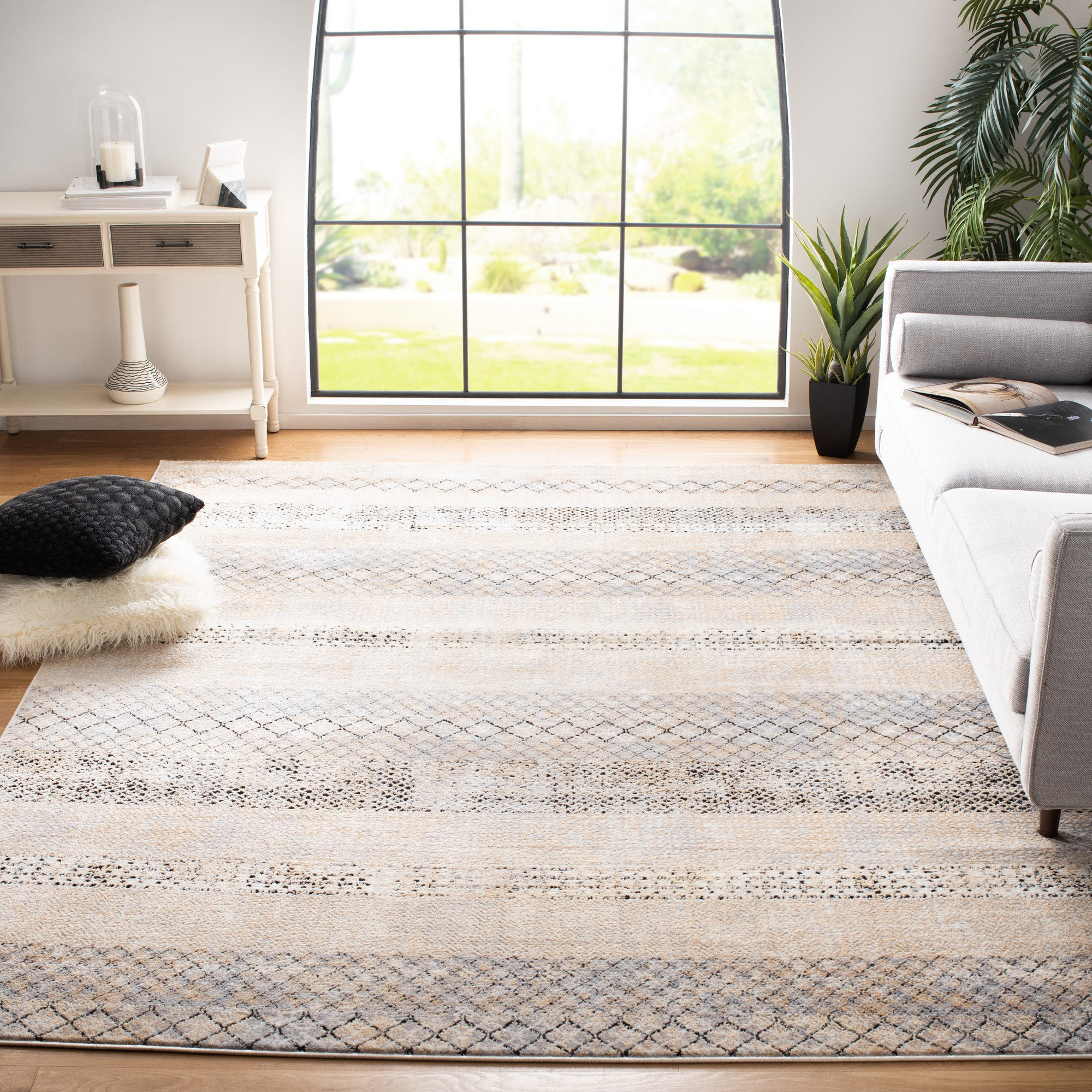 Dakota Fields Dominguez 700 Performance Geometric Rug & Reviews | Wayfair
