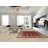 Red Geometric Kazak Oriental Area Rug