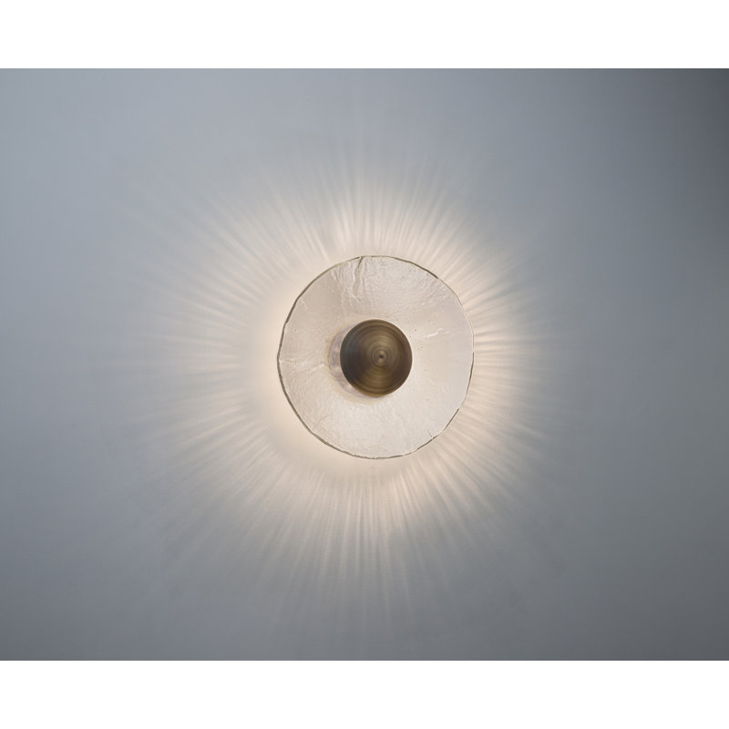 Inviso Sconce, Laiton patiné / chêne délavé, 3500