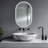 Isalgue Aluminum Oval Mirror