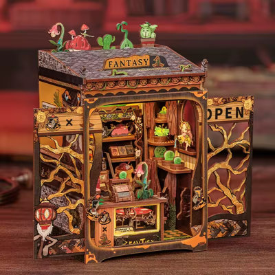 Ensemble de chambre à coucher fantaisie pour maison de poupée Fantasy Wizardi