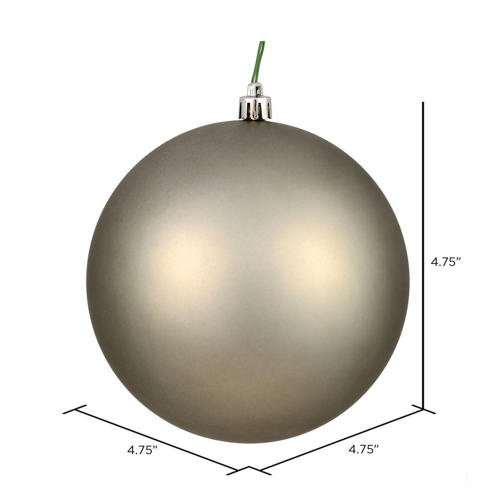 Shatterproof Bauble, 4.75" H x 4.75" W x 4.75" D, Wrought Iron 1