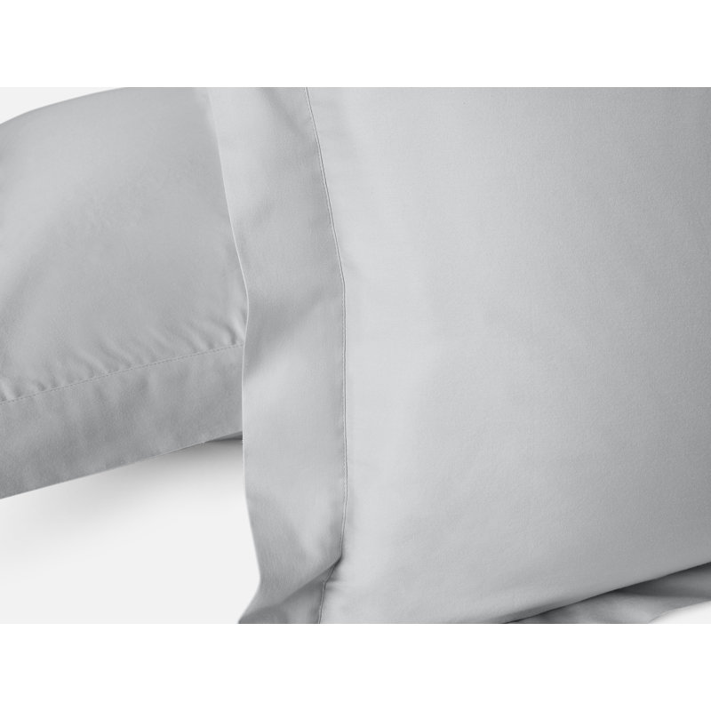 Organic Relaxed Sateen Sham, Euro, Seal
