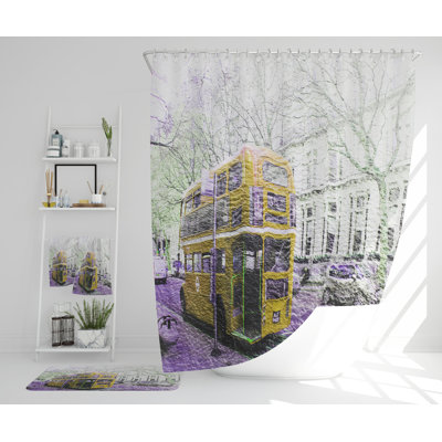 Niliyah Polyester Shower Curtain Set