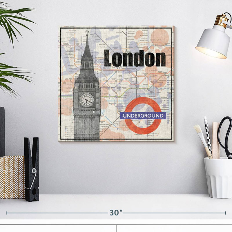 Train Nicci London, H 16 po x l 16 po